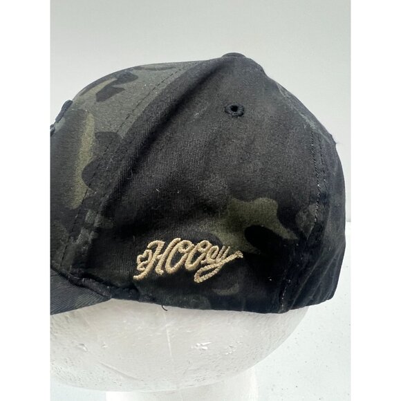 Hooey Texas A&M S/M Black Camo FlexFit Hat Aggies 12th Man College Cap - Picture 3 of 14